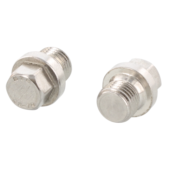 Korki gwintowane z łbem 6K z kołnierzem INOX 
